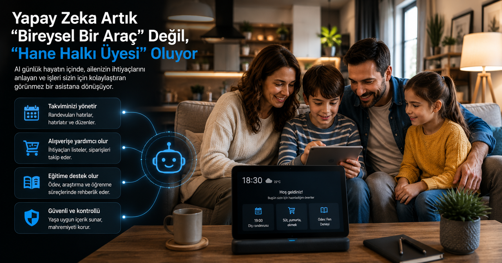 Yapay Zeka Artık Sadece "Kişisel Asistan" Değil, "Hane Halkı Üyesi" Oluyor